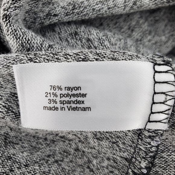 Lane‎ Bryant Women's 18/20 Black / Purple Floral Long Sleeve Top Pre-Owned - Picture 5 of 6